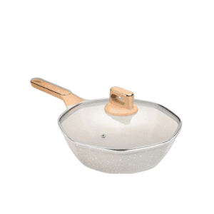 CERAMIC COATED NON-STICK FRYING PAN – HEALTHY MARBLE COATING SKILLET