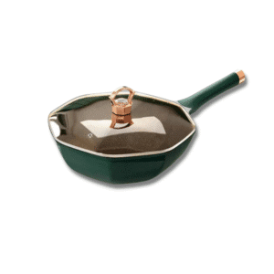 OCTAGONAL FRYING PAN – NON-STICK CAST IRON SKILLET